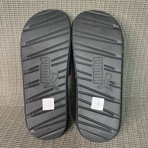 Puma Adult Slide Sandals US 9 EUR 42 Red & Black Comfortable Slip-On Footwear - Picture 6 of 6